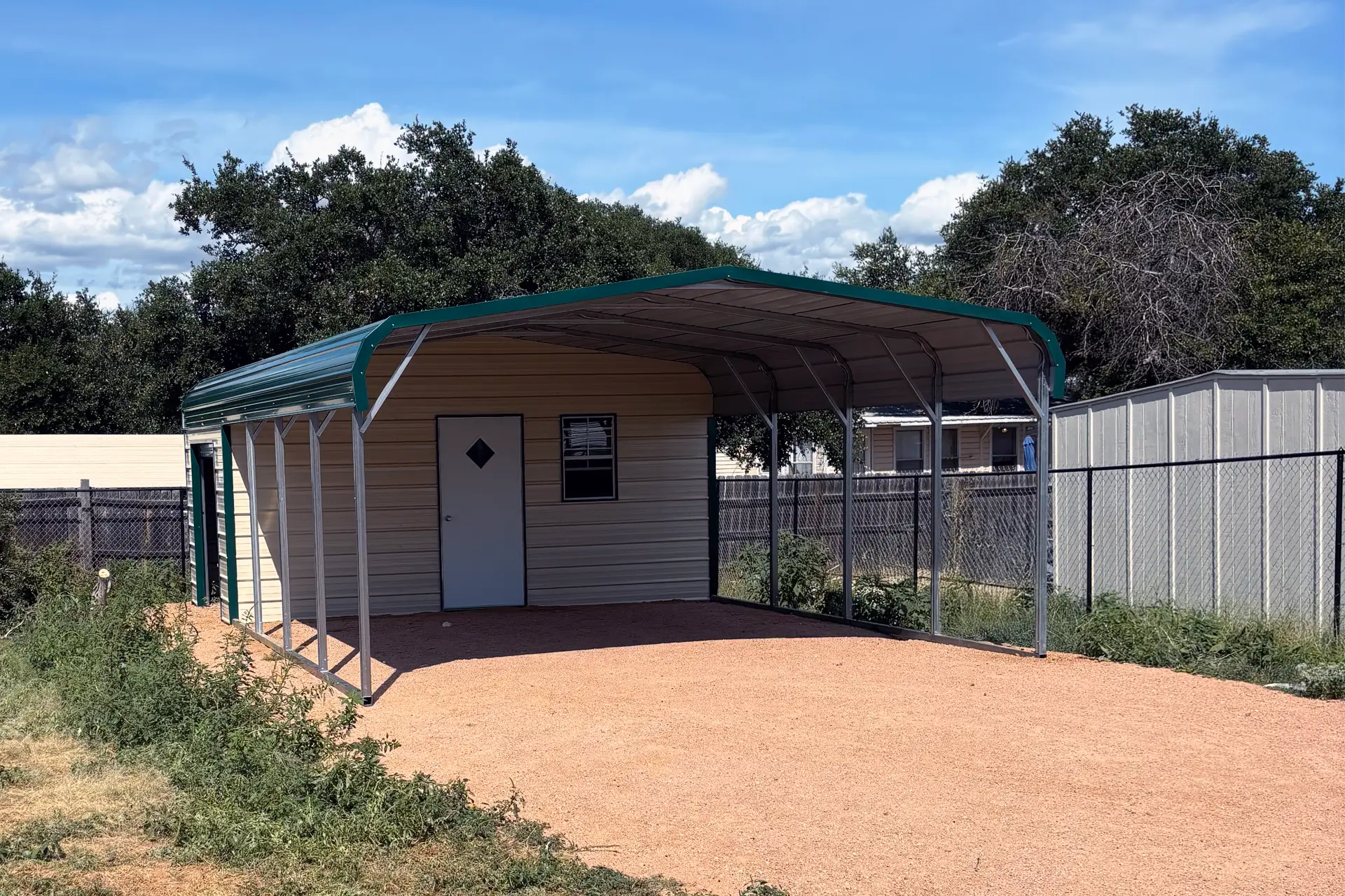 Featured image for “Utility Carport w/ Storage”