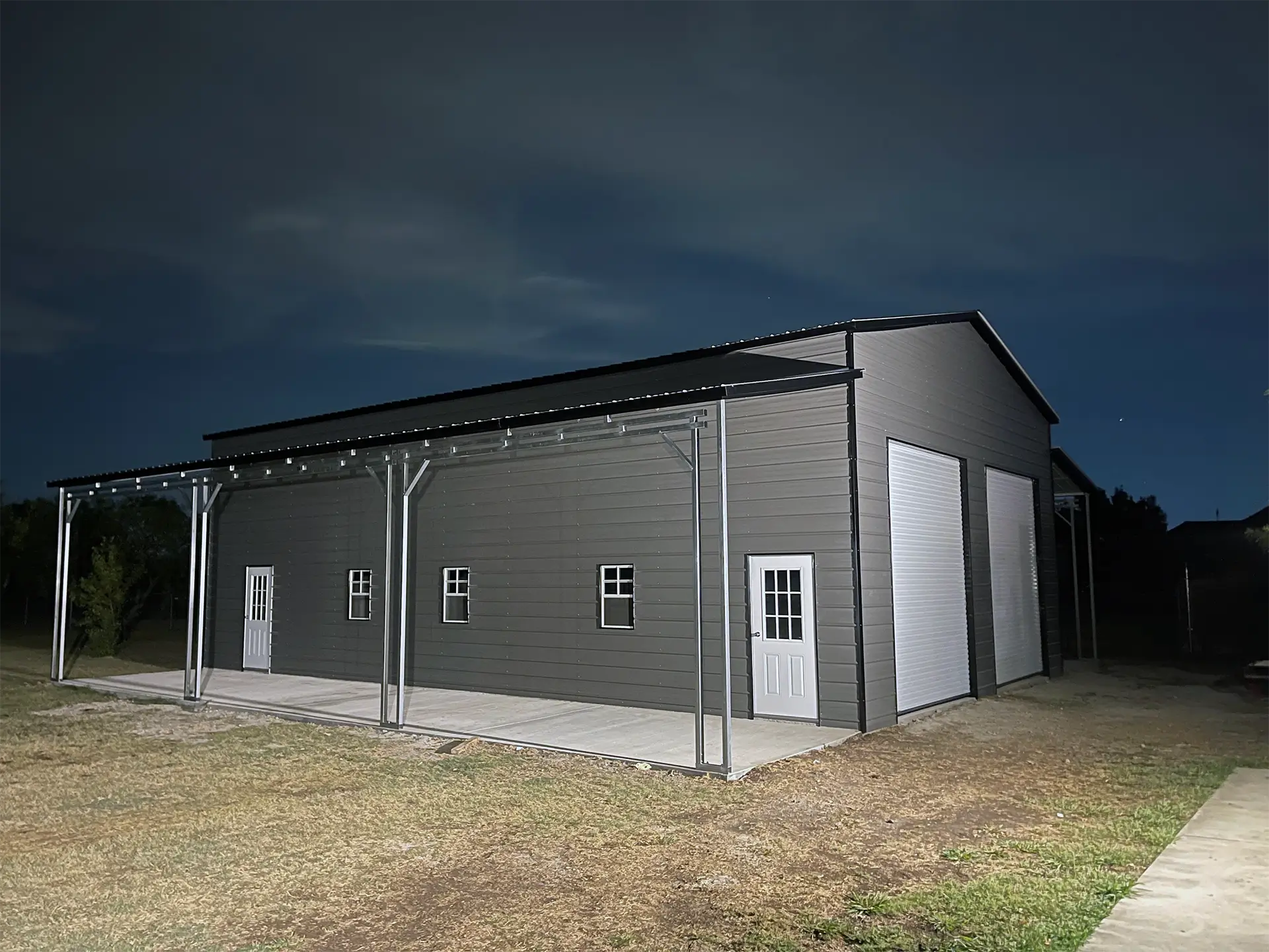 Featured image for “2 Bay Workshop w/ Lean To”