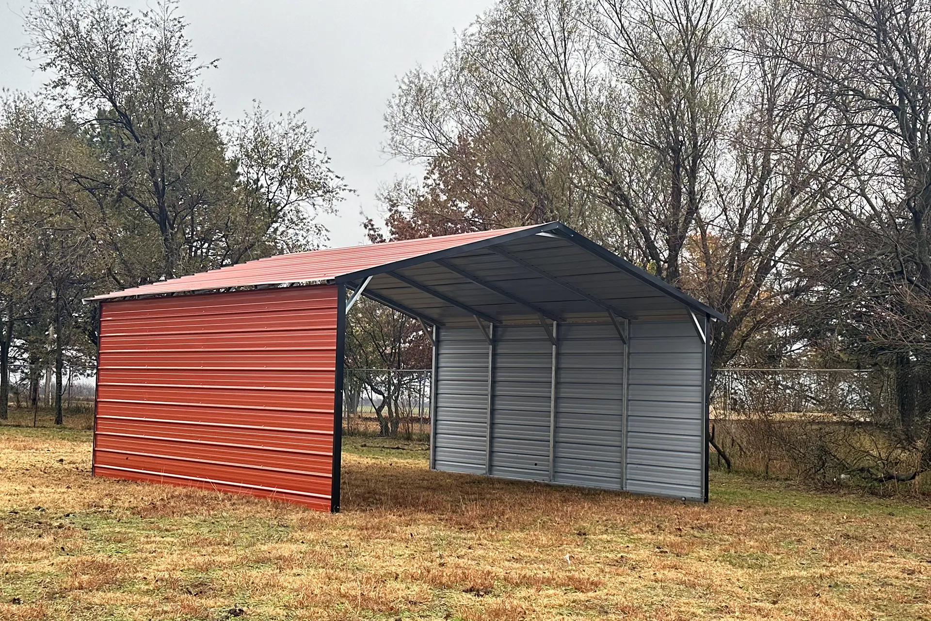 Featured image for “Carport with Sides”
