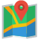 Service area icon representing the regions covered for metal building delivery and installation.