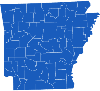 Map of Arkansas