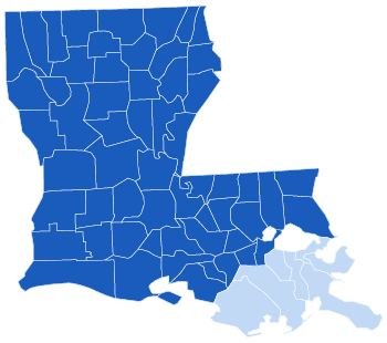 State of Louisiana Map
