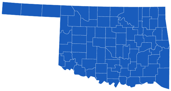 Map of Oklahoma