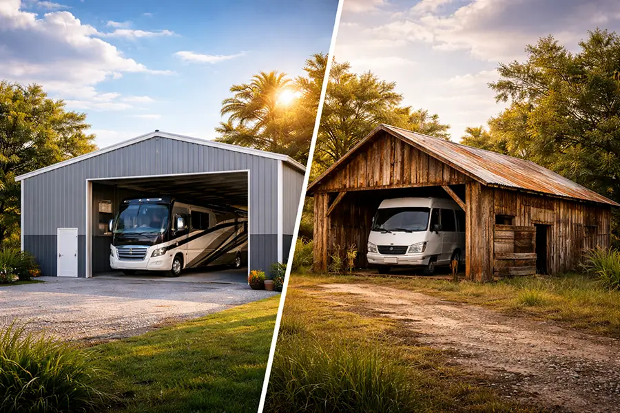 RV Carports: Why Metal Barns Are Replacing Wooden Barns Across Texas